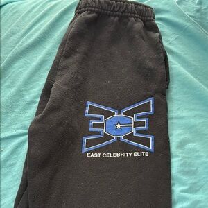 East Celebrity Elite Black Sweatpants